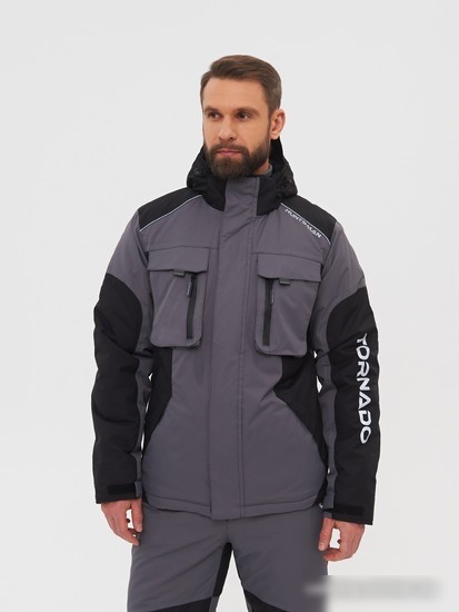 Костюм Huntsman Торнадо -15 Breathable 52-54/182-188 (серый)