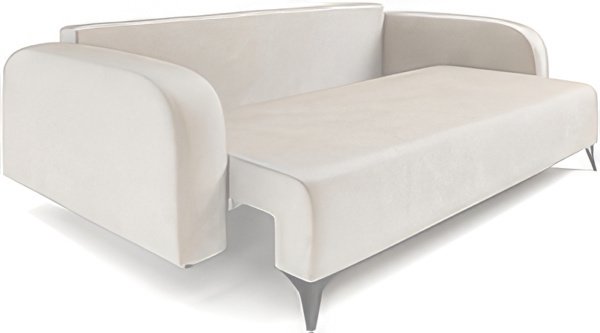 Диван Мебель-АРС Цюрих (бархат, бежевый Star Velvet 6 Light Beige)