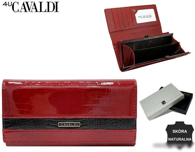 Кошелек Cedar 4U Cavaldi H24-2-RS9-5836 (красный)