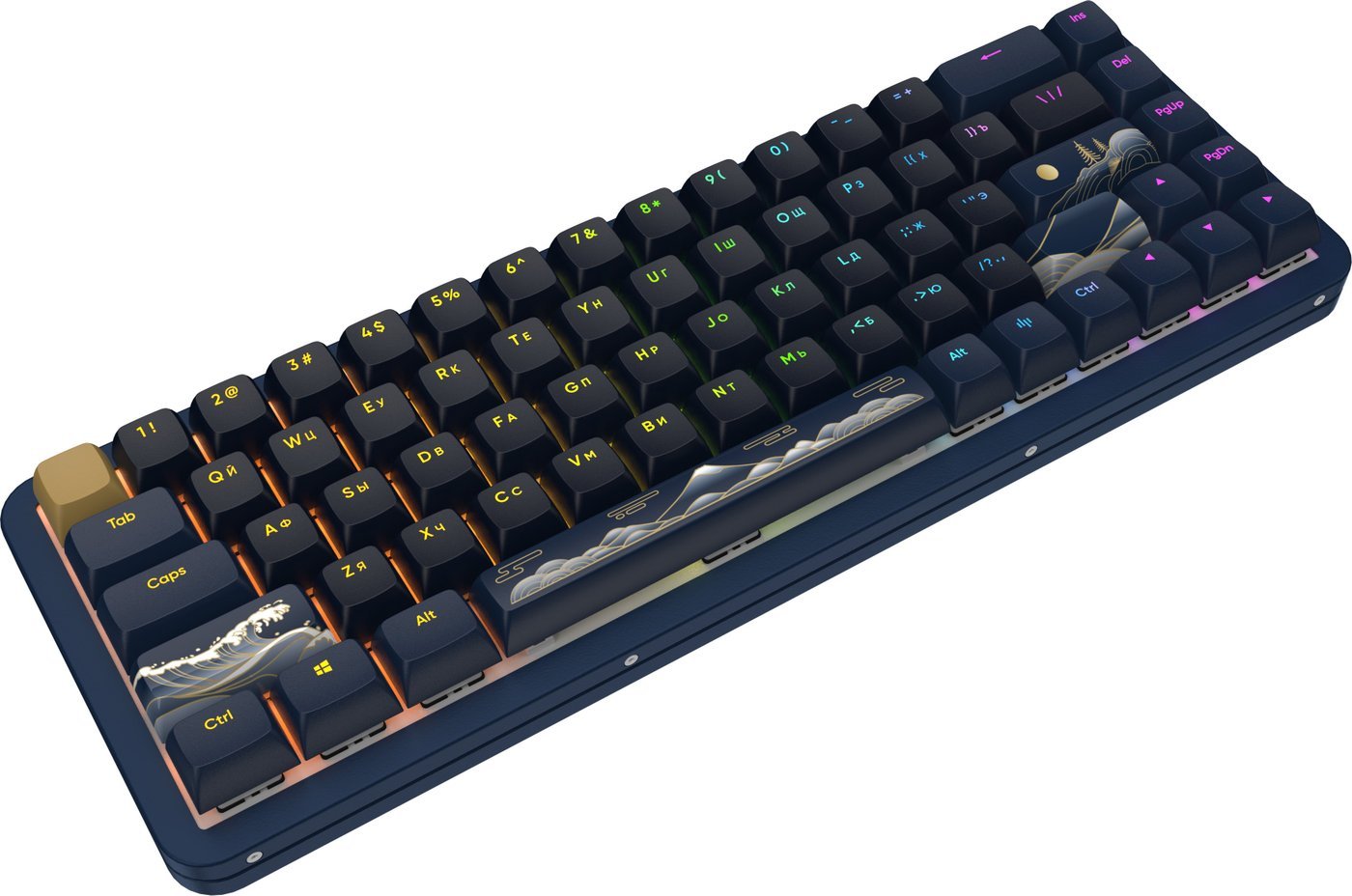Клавиатура Red Square Alumix 68 Yotei + коврик Red Square Yotei (g3ms Magnetite Ice)