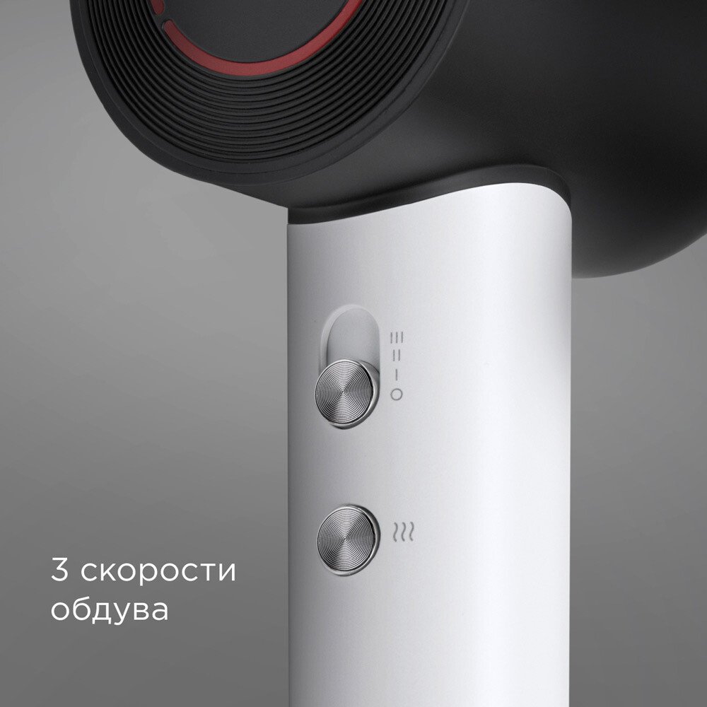 Фен Redmond (Редмонд) HD1703 (черный/белый)