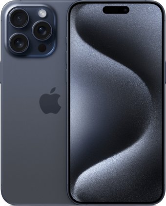 Телефон Apple iPhone 15 Pro Max 256GB (синий титан)