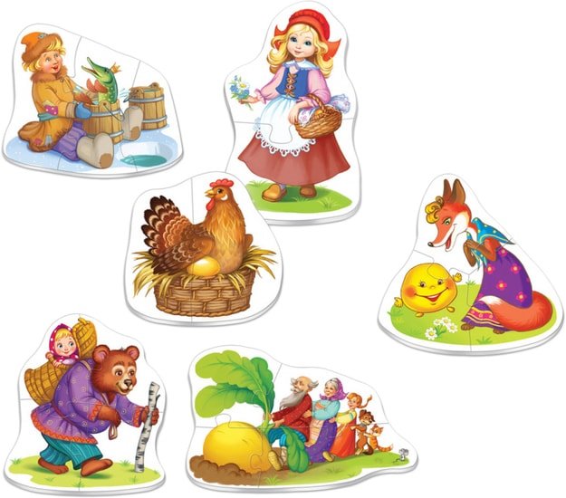 Мозаика/пазл Русский стиль Maxi Сказки 02548