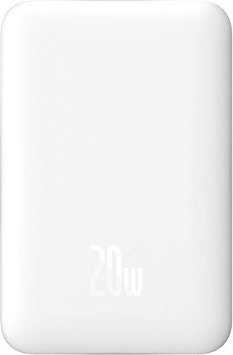 Внешний аккумулятор Baseus Magnetic Mini Air Wireless Fast Charge Power Bank 20W 6000mAh (белый, китайская версия)