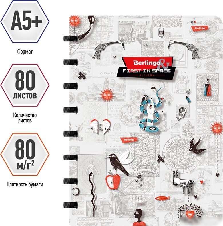 Berlingo First In Space A5+ RNt_A5201 (80л, клетка)