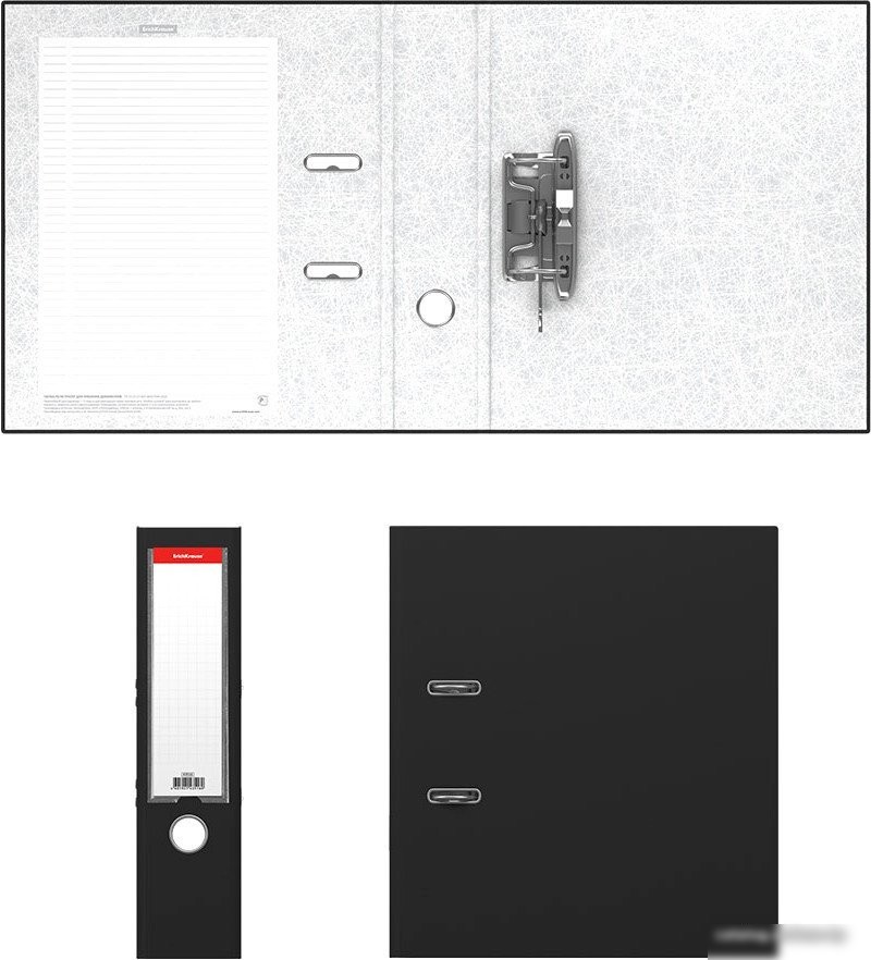 Папка-регистратор Erich Krause Granite 70 мм 43516(черный)