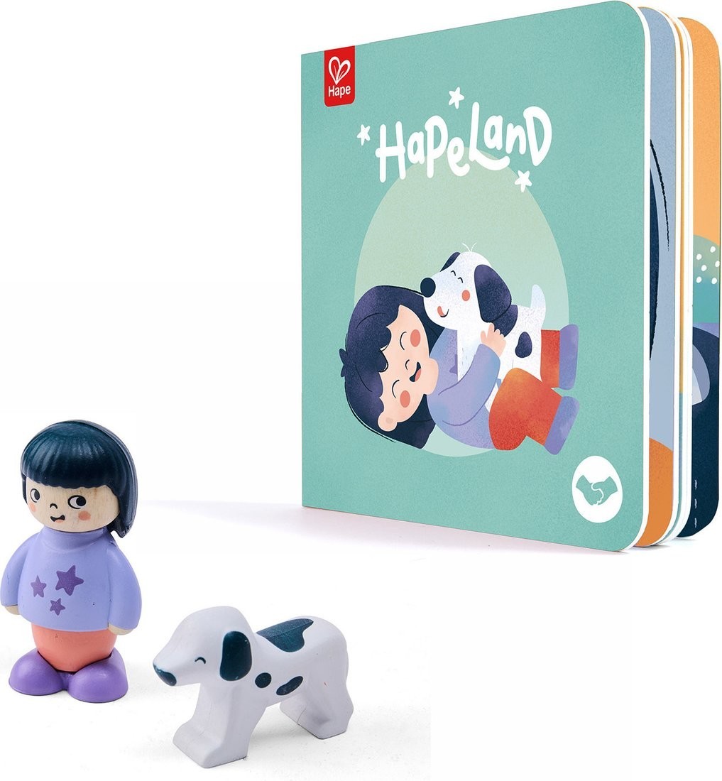 Развивающая игра Hape Девочка и собака E3433_HP