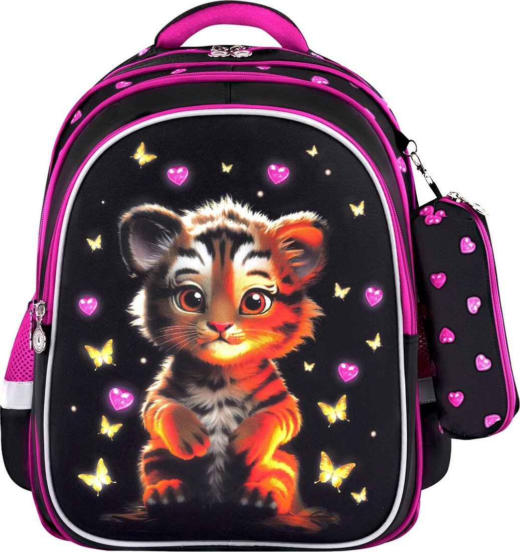 Школьный рюкзак BRAUBERG Kids. Tiger Cub 273175