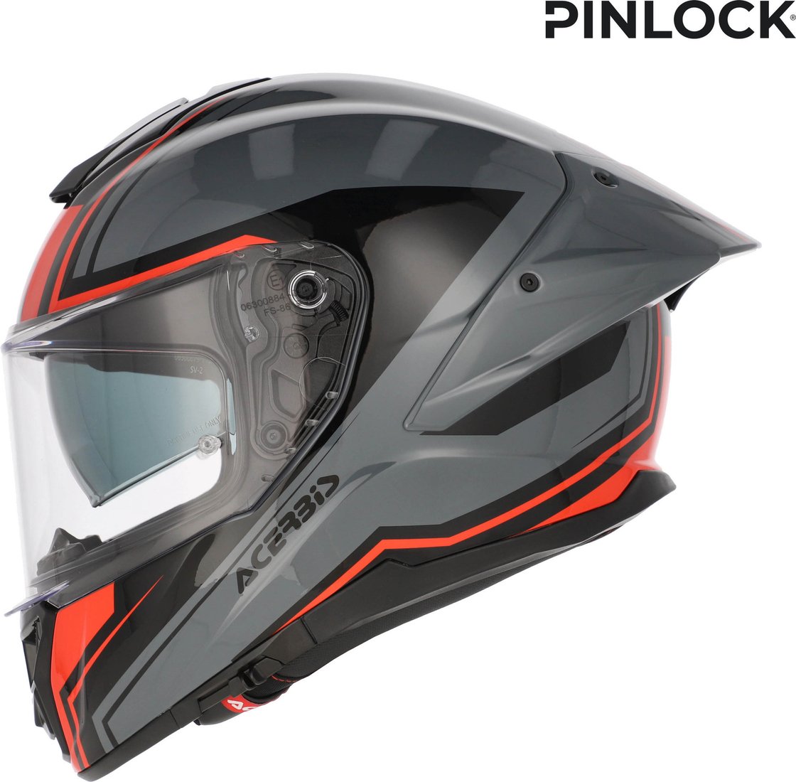 Мотошлем Acerbis Tarmak-X 0027315.295.069 (XXL, серый/красный)