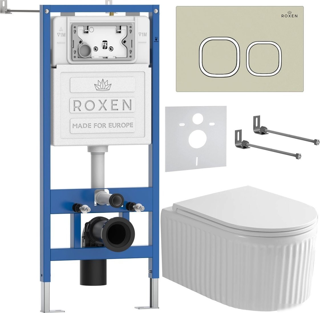 Унитаз подвесной Roxen StounFix Dual Fresh 968277