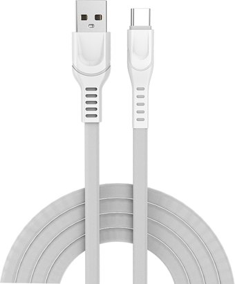 Кабель Atomic Cabler 30.317 USB Type-A - USB Type-C (1 м, белый)