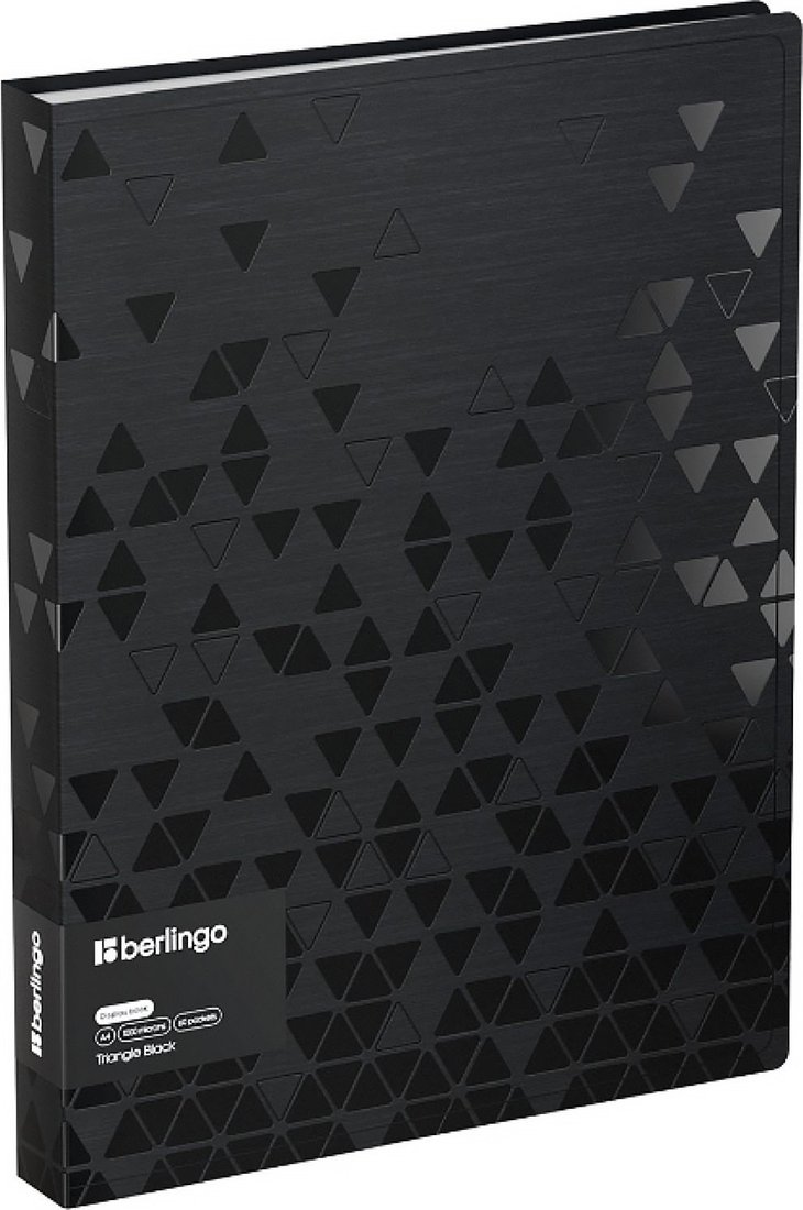 Папка для бумаг Berlingo Triangle Black DB4_60399