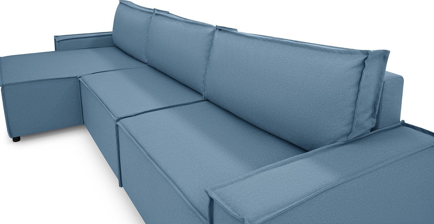 Угловой диван Mio Tesoro Дюссельдорф 293 1.5ек-1.5ек-1.5пф (1175 Savanna Plus Blue)