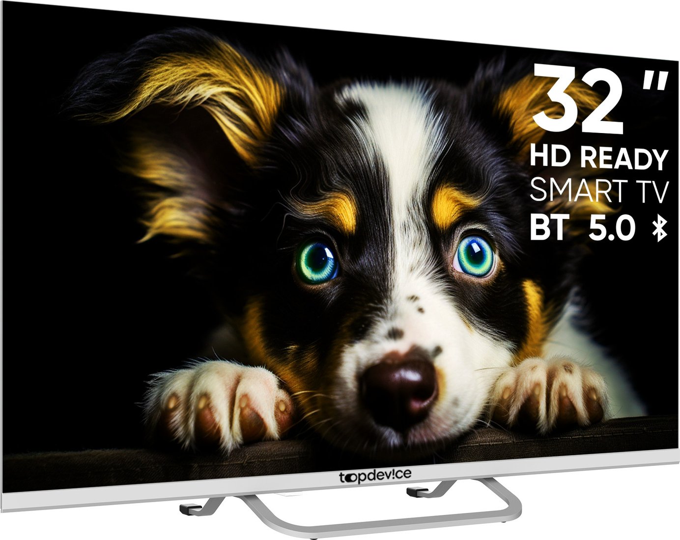 Телевизор Topdevice 32" Frameless Neo CS04 (белый)