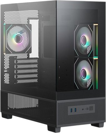 Корпус XASTRA Q500M 3ARGB-FG-C10-UC (черный)