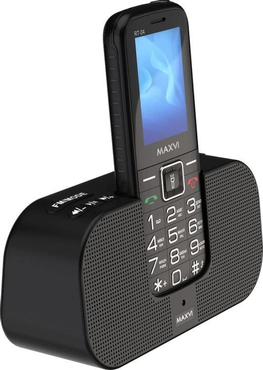 Кнопочный телефон Maxvi RT-04 (черный)