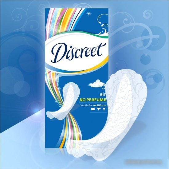 Прокладки ежедневные Discreet Air Multiform Trio (60 шт)