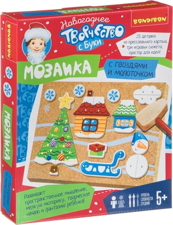 Мозаика/пазл Bondibon Новогодняя ВВ4634