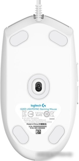 Игровая мышь Logitech G203 Lightsync (белый)