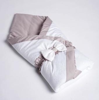 Постельное белье Perina Одеяло-конверт (серо-белый)