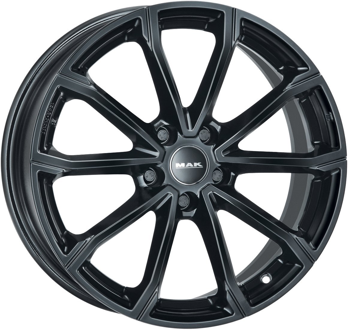 Литые диски MAK DaVinci 18x7" 5x112мм DIA 57.1мм ET 43мм Gloss Black