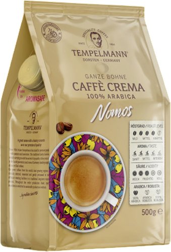 Кофе Tempelmann Nomos Caffe Crema зерновой 500 г