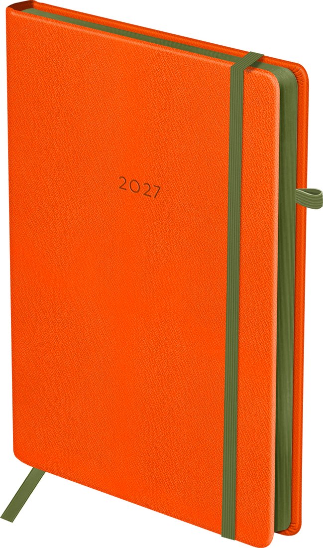 Ежедневник BG Contrast. Orange 2027г DdА5_68115 (176л)