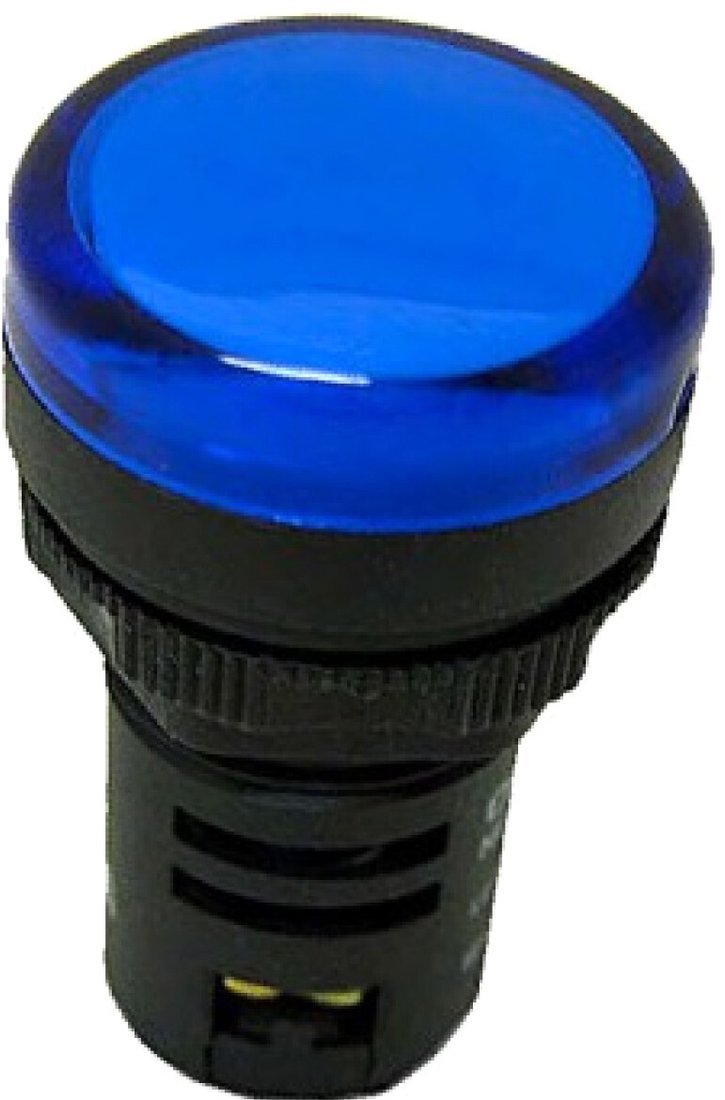 Лампа сигнальная Chint ND16-22DS/4 AC 230В (R) 593152 (синий)