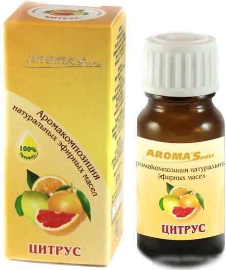 Aroma Saules Смесь эфирных масел Цитрус 10 мл
