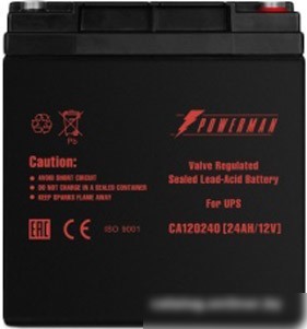 Аккумулятор для ИБП Powerman CA12240/UPS (12В/24 А·ч)