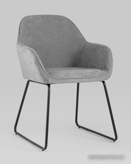 Стул с подлокотниками Stool Group Чак (серый)