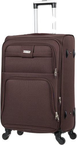 Чемодан-спиннер L'Case Barcelona YY-8183 (M, кофе)