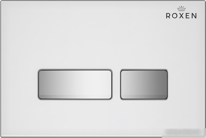Унитаз подвесной Roxen Antares One Rimless 6 в 1 StounFix Slim 633220 (белое стекло)