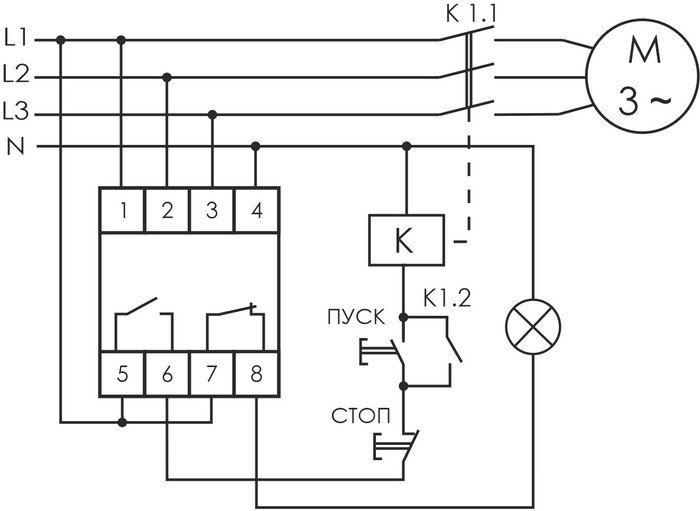 Реле контроля фаз Евроавтоматика F&F CZF-BR EA04.001.003