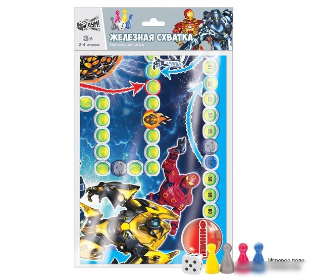 Настольная игра Русский стиль Железная схватка 7109