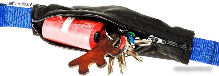 Поводок Ferplast Leash Pocket Matic G25/120 77182025 (синий)