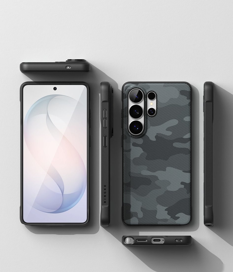 Чехол для телефона Ringke Onyx Magnetic для Galaxy S26 Ultra (Camo Black)