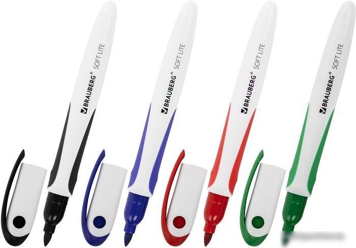Набор маркеров BRAUBERG Soft lite 152107 (4 шт.)