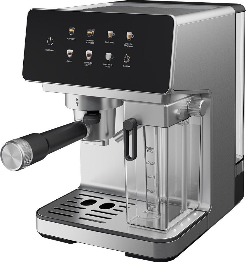 Рожковая кофеварка Weissgauff WCM-355 DBx Automatic Cappuccino ColorTouch