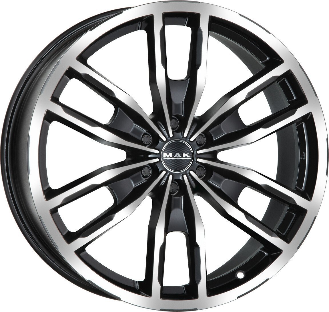 Литые диски MAK Peak 18x8.5" 6x139.7мм DIA 78.1мм ET 19мм Black Mirror