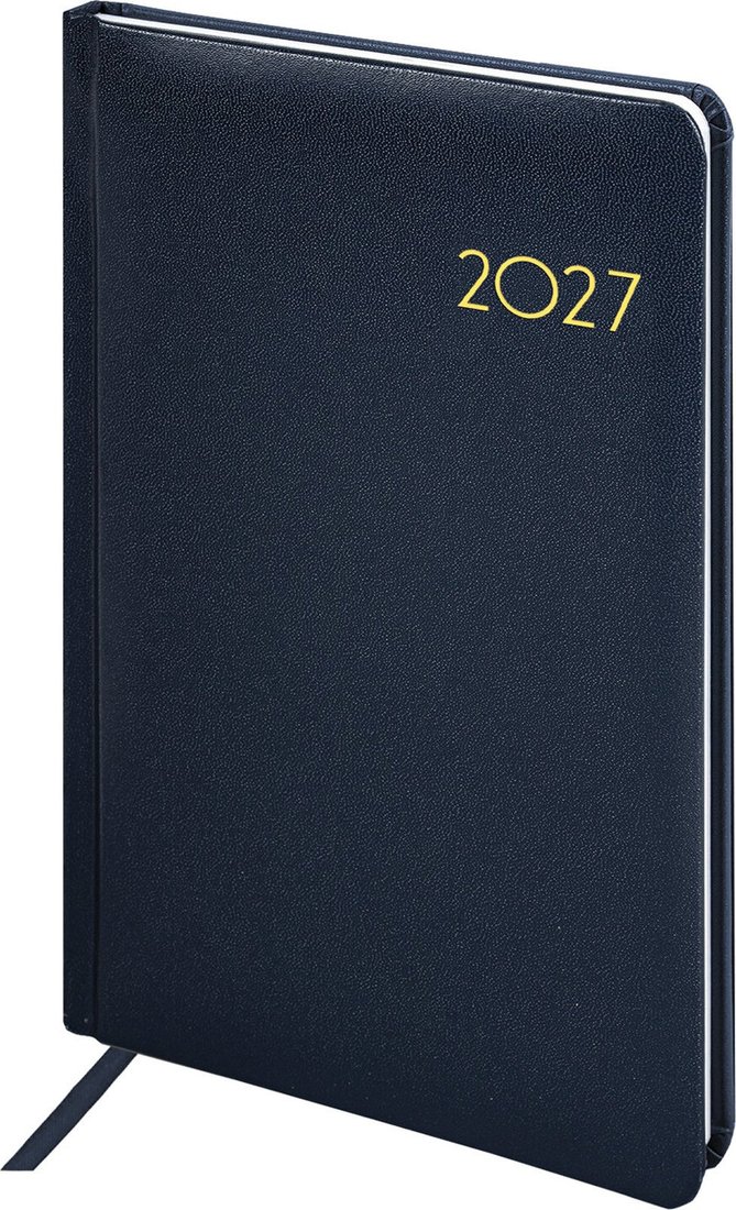 Ежедневник BRAUBERG Select 2027 118143 (темно-синий)