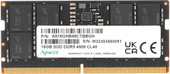 Оперативная память Apacer 16ГБ DDR5 SODIMM 4800 МГц AS16GHB48CTBBGH