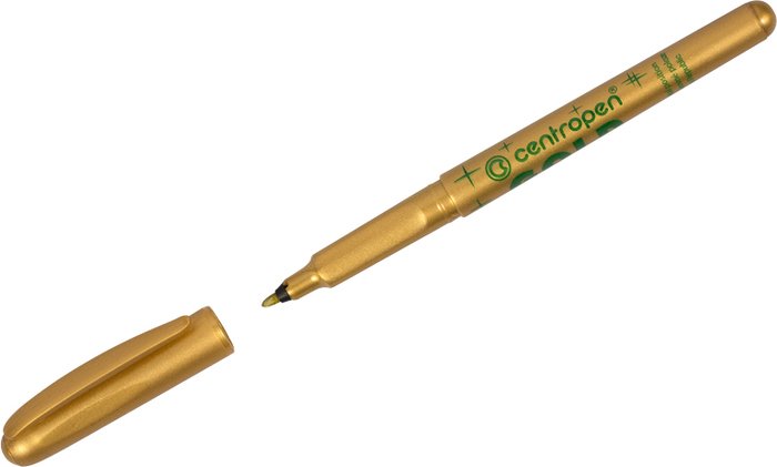 Маркер перманентный Centropen Gold 2670/1G (золотистый)