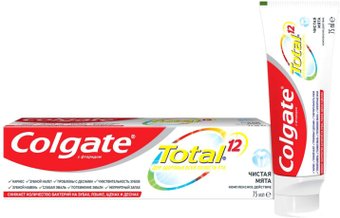 Зубная паста Colgate Total 12 Чистая мята 75 мл