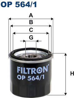Масляный фильтр Filtron OP 564/1
