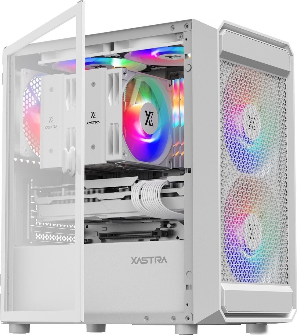 Корпус XASTRA A303M 3FRGB (белый)