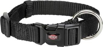 Ошейник Trixie Premium Collar S-M 201501 (черный)