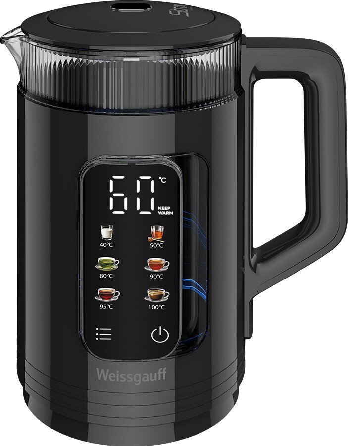 Электрический чайник Weissgauff WK 1520 Db Touch BodyCool