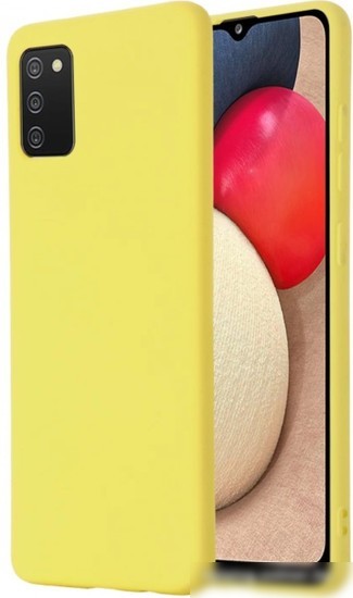Чехол для телефона Case Cheap Liquid для Galaxy A02/M02 (желтый)
