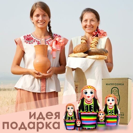 Развивающая игрушка Брестская Матрешка Матрешка Домачевский строй (набор 5 шт)